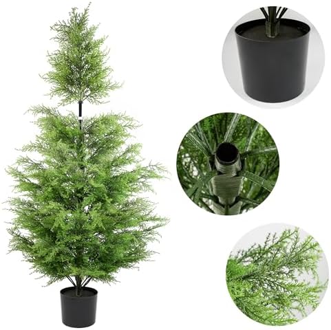 Lively 48 Cedar Topiary for Front Porch Pack of 2