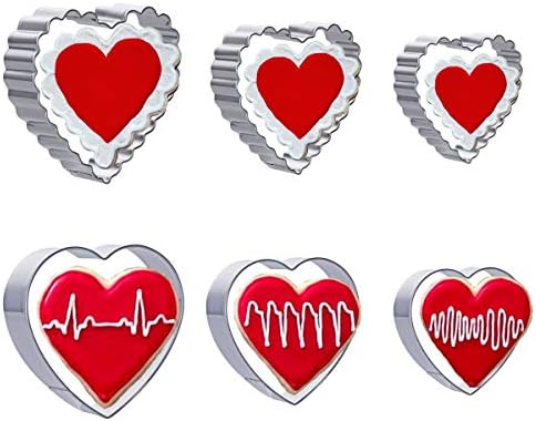 Valentines Day Heart Cookie Cutter Set