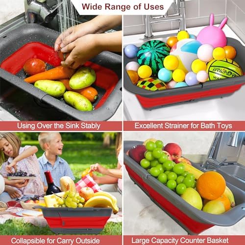 7Qt Collapsible Kitchen Colander