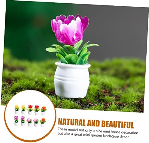 GRCQLWT 10pc Simulated Plant Model for Fariry Garden