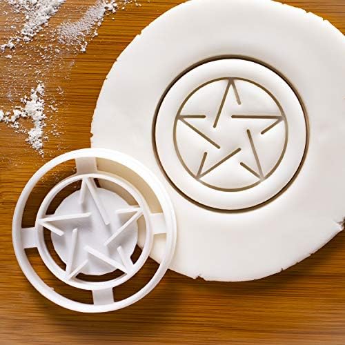 Sleek Pentagram Star Cookie Cutter - Bakerlogy