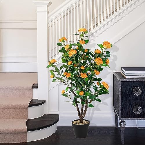 40 inches Camellia artificial tree