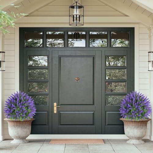 Vitalismo Artificial Topiary 2-Pack 216-inch Tall Faux Lavender