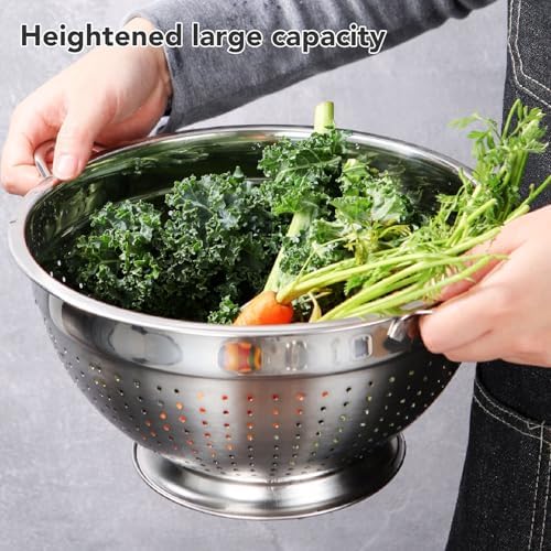 Sturdy Stainless Steel Fruit Vegetable Strain Basket Kitchen Essentials