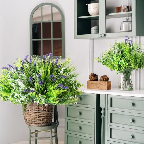 CEENNA 64 x8 Falloc 138in faux bush grass UV Resistant