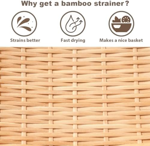 Bamboo Soba Noodle Colander