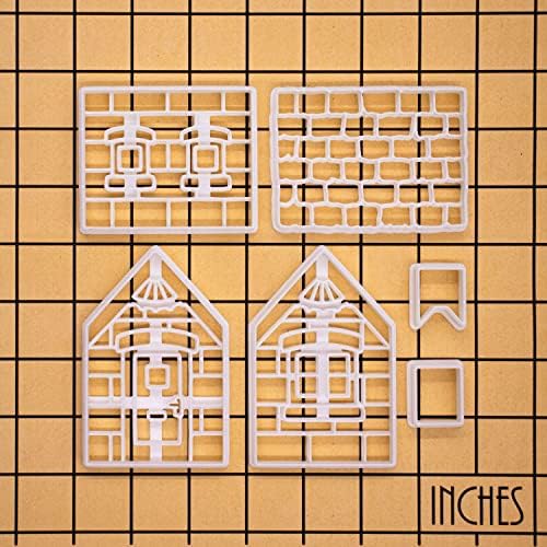 Gingerbread Xmas House Cookie Cutter Set of 1