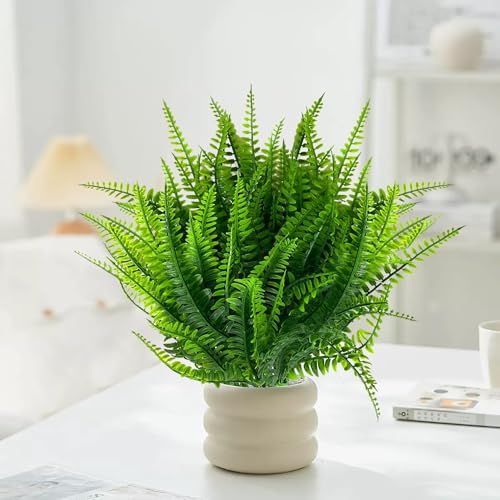 Indoor Artificial Boston Fern Plants 12_pack