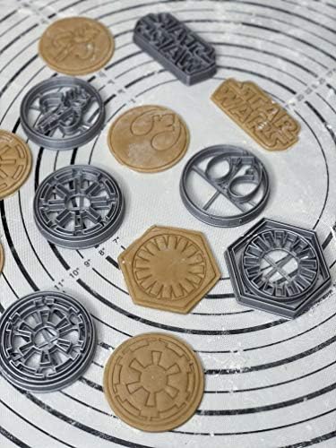 Set of 8 Galaxy Wars Jedi Order Cookie Cutters 25-Inch Scale