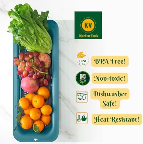 KV Kitchen Tools Complete BPA-Free Expandable Colander Set