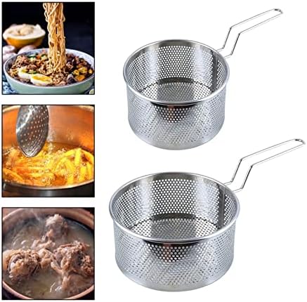 HIHELO Brass Food Strainer Frying Basket