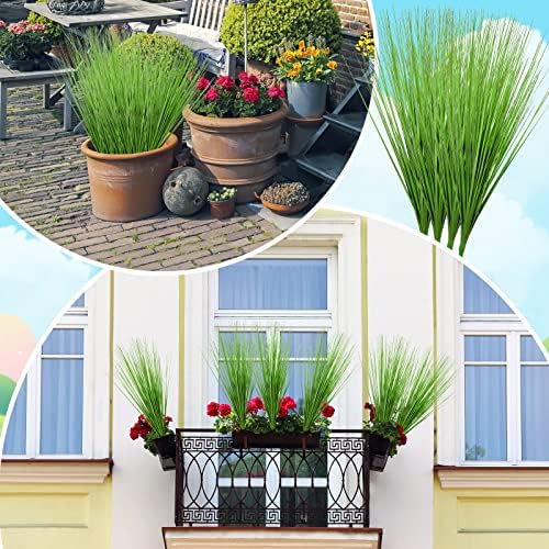 27-Inch Artificial Onion Grass Decor 10-Pack