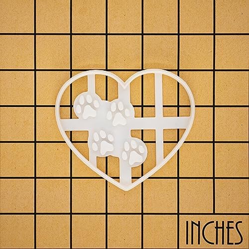Heart Paw Prints Cookie Cutter - Easy Fun for Baking