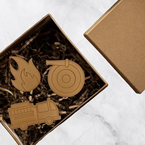 Firefighter-Themed Cookie Cutters Set
