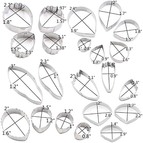 Kulepin 12-Piece Gum Paste Flower Tool Kit