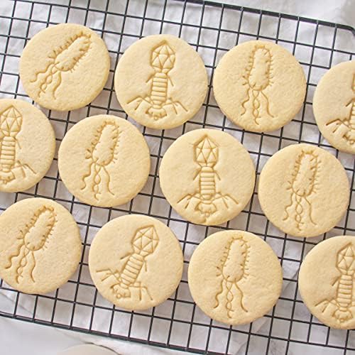 Virus Bacteria Cookie Cutters Set
