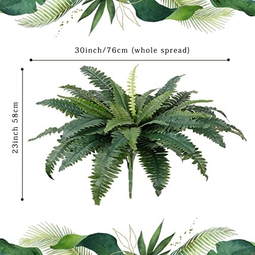 Dremisland 2-Piece Fake Boston Fern Decor