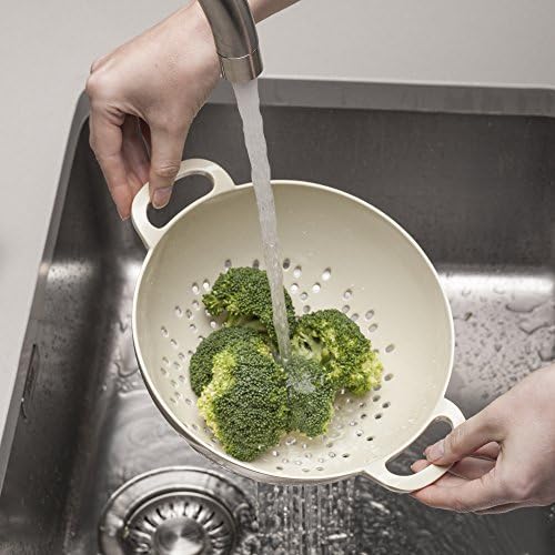 Premium Melamine Kitchen Colander with Drainage for Easy Use