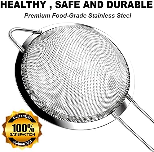 Fast Durable Premium Stainless Steel Colander for Sifting Dry Ingredients