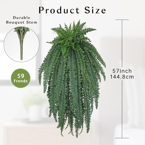 GnFlus Fake Fern 57 Outdoor Plant