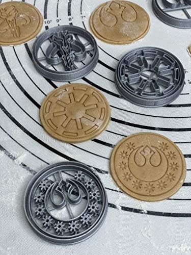 Set of 8 Galaxy Wars Jedi Order Cookie Cutters 25-Inch Scale
