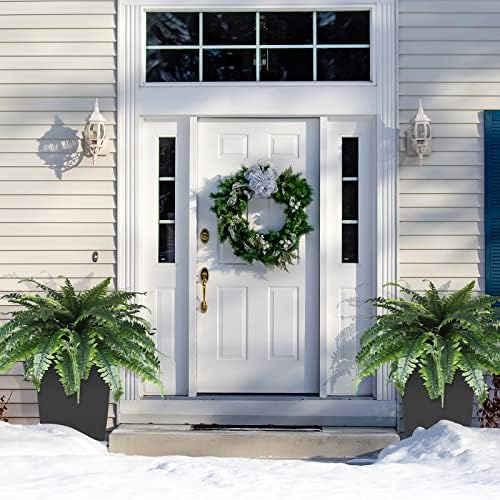 Faux Fern Decorative Plant Set for Home Decor