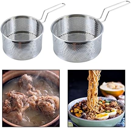 HIHELO Brass Food Strainer Frying Basket