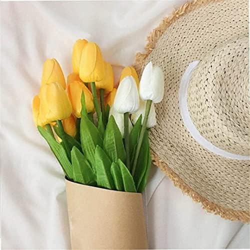 Spring Tulip Bouquet 5pcs Natural Looking Fake Flowers