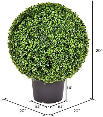 Vickerman Ending 20-Inch Boxwood Topiary Ball