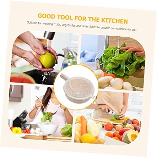 Quick-Strain Kitchen Colander with Drain for Vegetables Fruits