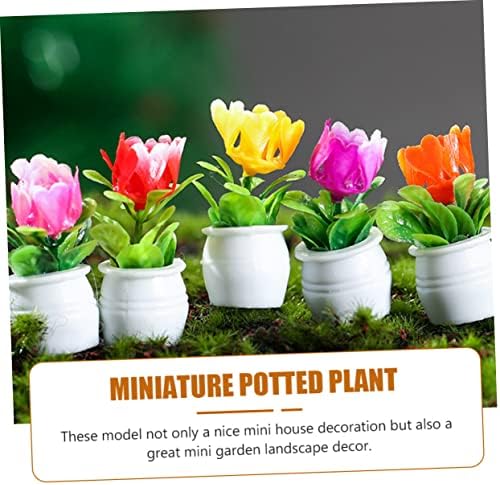 GRCQLWT 10pc Simulated Plant Model for Fariry Garden