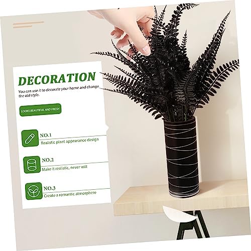 4 artificial fern branches for Halloween