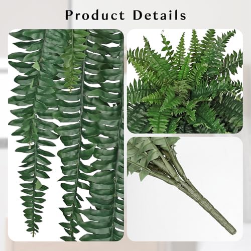 GnFlus Fake Fern 57 Outdoor Plant