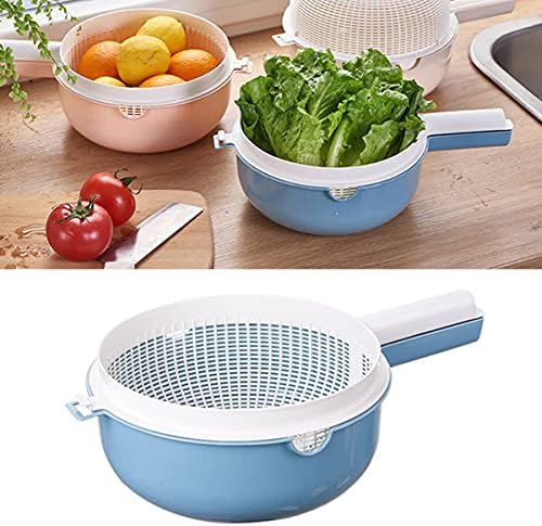 Cabilock Double Layer Fruit StrainerHigh-Quality Kitchen Colander for Washing Fruits Vegetables