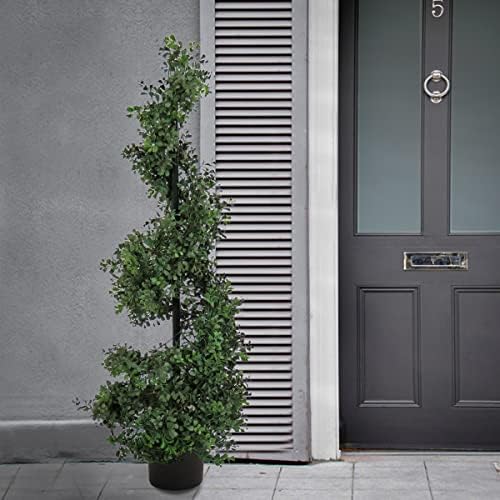 Handcrafted Boxwood Spiral Topiary