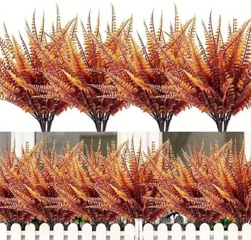 8-Piece Fake Boston Ferns