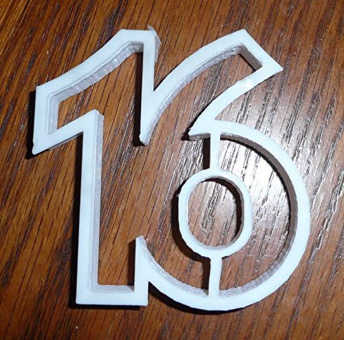 Sweet 16 Birthday Cookie Cutter Made in USA for Quality and Durability