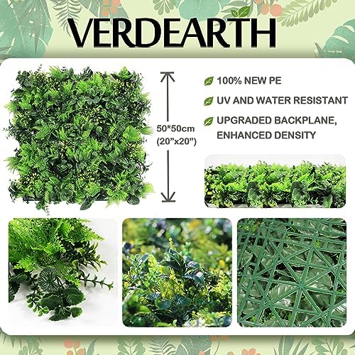 6x20 Artificial PlantsFake LeavesHedge PanelsWall Decor