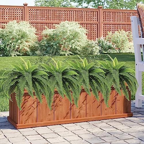 Realistic Artificial Boston Fern 4-Piece Greenery Bush