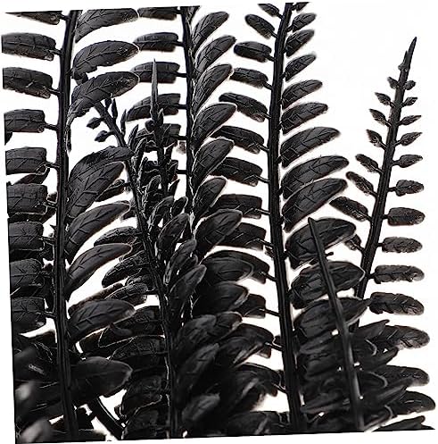 4 artificial fern branches for Halloween