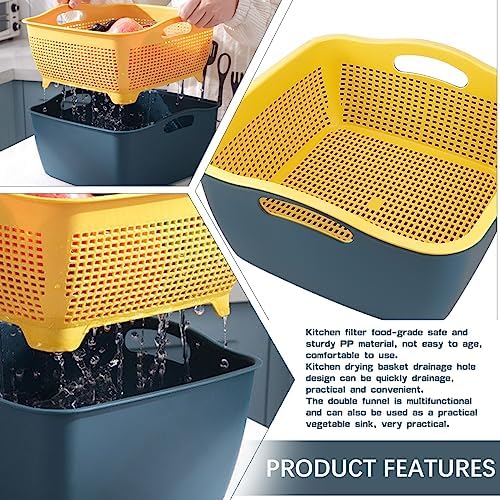 Double-Layer Vegetable Basket