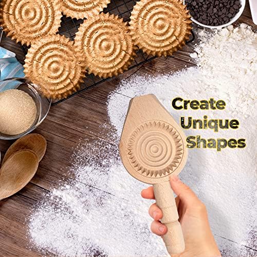 Natural Wood Baking Cookie Cutters