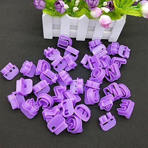 40pc Alphabet Number Letter Cake Decorating Set Icing Cutter Molds