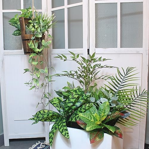Faux Plants Outdoor Boxwood Set