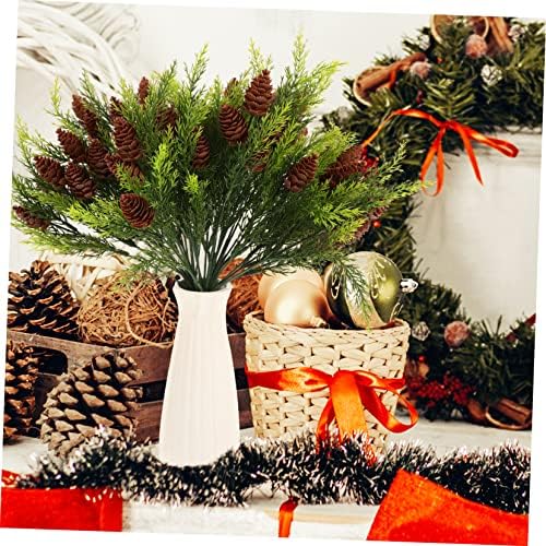5-Piece imitation plants fake greenery pine branches Christmas tree garland dining room