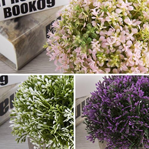 3 Mini Artificial Plants for Home Dcor