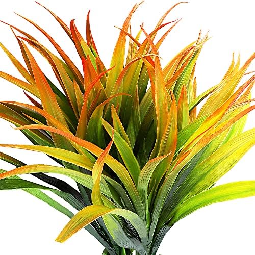 CLONG Fake Grass Outdoor Plant UV Resistant Fake Bushes