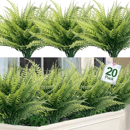 Fresh Realistic Boston Fern Plant Bundle