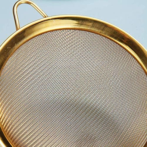 Kyraton Gold Fine Mesh Strainer Set - 3 Pieces